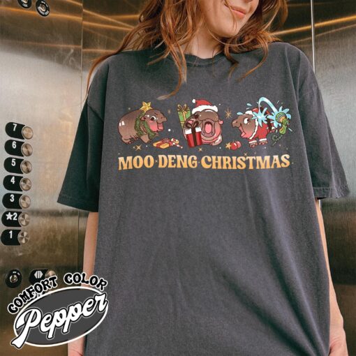 vintage christmas t shirt baby hippo design funny tee for animal lovers unique holiday apparel 8jpyt