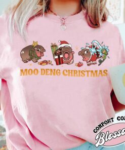 vintage christmas t shirt baby hippo design funny tee for animal lovers unique holiday apparel ciz1r