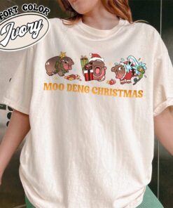 vintage christmas t shirt baby hippo design funny tee for animal lovers unique holiday apparel ywygq