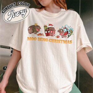 vintage christmas t shirt baby hippo design funny tee for animal lovers unique holiday apparel ywygq