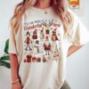 vintage christmas t shirt boho doodle design featuring its the most wonderful time theme for holiday apparel qmbrr scaled