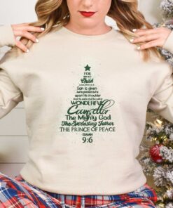 vintage christmas t shirt featuring jesus and christmas tree design for christian celebrations and holiday gatherings 7eklh scaled