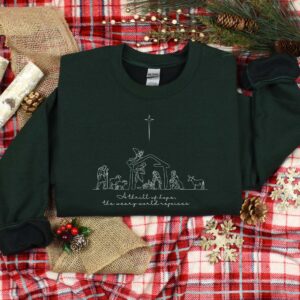 vintage christmas t shirt featuring nativity scene faith based design for jesus lovers comfortable and stylish holiday apparel de5xy scaled