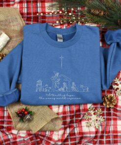 vintage christmas t shirt featuring nativity scene faith based design for jesus lovers comfortable and stylish holiday apparel n5bi5 scaled