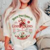 vintage christmas t shirt featuring retro candy cane design for nostalgic holiday style and north pole inspired look tmcis scaled