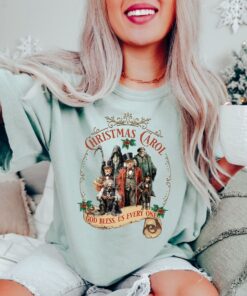 vintage christmas t shirt featuring scrooge and marley design for book lovers celebrating dickens with a unique literary holiday theme glx6q