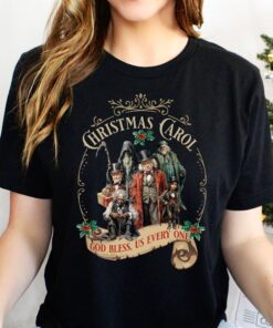 vintage christmas t shirt featuring scrooge design for book lovers inspired by charles dickens literary classics moq5q