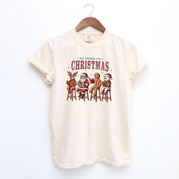 vintage christmas t shirt for book lovers featuring holiday reading design and festive literary theme j9hel scaled