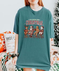 vintage christmas t shirt for book lovers featuring holiday reading design and festive literary theme t8opy scaled