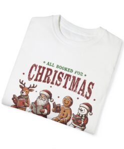 vintage christmas t shirt for book lovers featuring holiday reading design and festive literary theme uaqbv