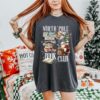 vintage christmas t shirt for book lovers featuring north pole book club design fun santa graphic for holiday celebrations dng9i scaled