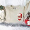 vintage christmas t shirt for coffee lovers with noel hat design fun and unique holiday tee for women 488ap scaled