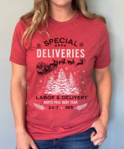 vintage christmas t shirt for labor and delivery nurses with special deliveries design for nicu and obgyn professionals zjuz1 scaled