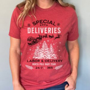 vintage christmas t shirt for labor and delivery nurses with special deliveries design for nicu and obgyn professionals zjuz1 scaled