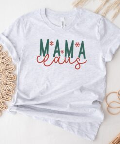 vintage christmas t shirt for moms funny mama claus tee ideal for pregnancy announcement and holiday celebrations lsl2z