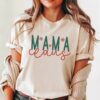 vintage christmas t shirt for moms funny mama claus tee ideal for pregnancy announcement and holiday celebrations yymzo