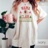 vintage christmas t shirt for moms retro mama claus crewneck funny santa sweatshirt with unique design b4clc