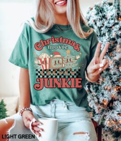 vintage christmas t shirt for movie lovers retro comfort colors design funny christmas shirt for holiday celebrations wcnhb scaled