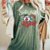 vintage christmas t shirt for nurses santas favorite nurse design funny holiday tee for rn professionals zmbio scaled