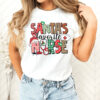 vintage christmas t shirt for nurses santas favorite nurse shirt with fun design holiday apparel for rn professionals 8dgnz