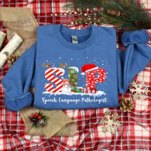 vintage christmas t shirt for speech language pathologists featuring slp design for speech therapy enthusiasts 6zcmv scaled