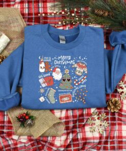 vintage christmas t shirt for toddlers with fun christmas tree doodle design ideal for holiday celebrations and family gatherings ofo6e scaled