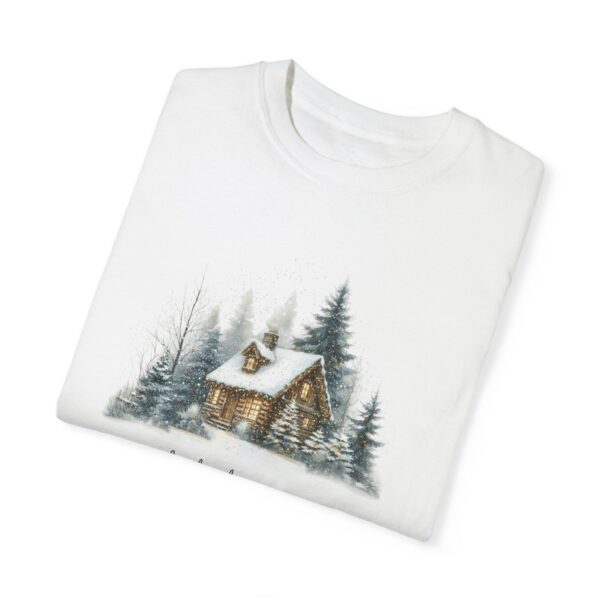 vintage christmas t shirt for winter cabin adventures featuring let it snow design and pine tree loungewear comfort naubw