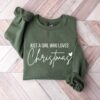 vintage christmas t shirt for women just a girl who loves christmas fun jesus lover design for holiday parties i62gz scaled