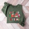 vintage christmas t shirt for women and girls featuring just a girl who loves christmas design ideal for holiday celebrations 3kuj0 scaled