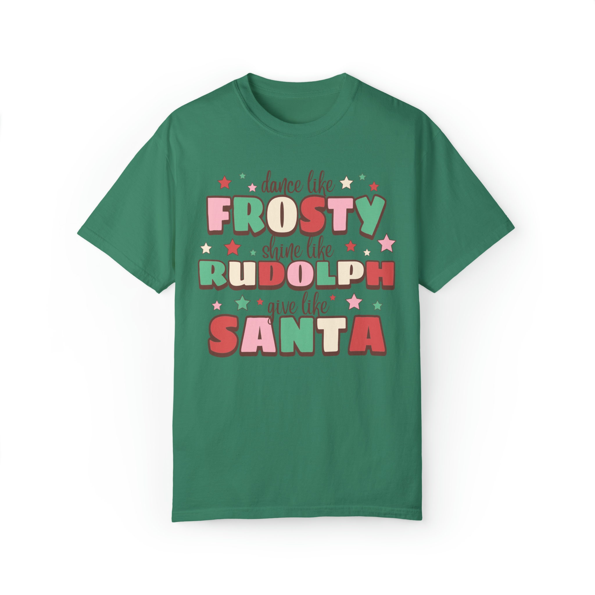 vintage christmas t shirt for women and men retro dance like frosty tee comfortable colors family matching holiday apparel cpebj