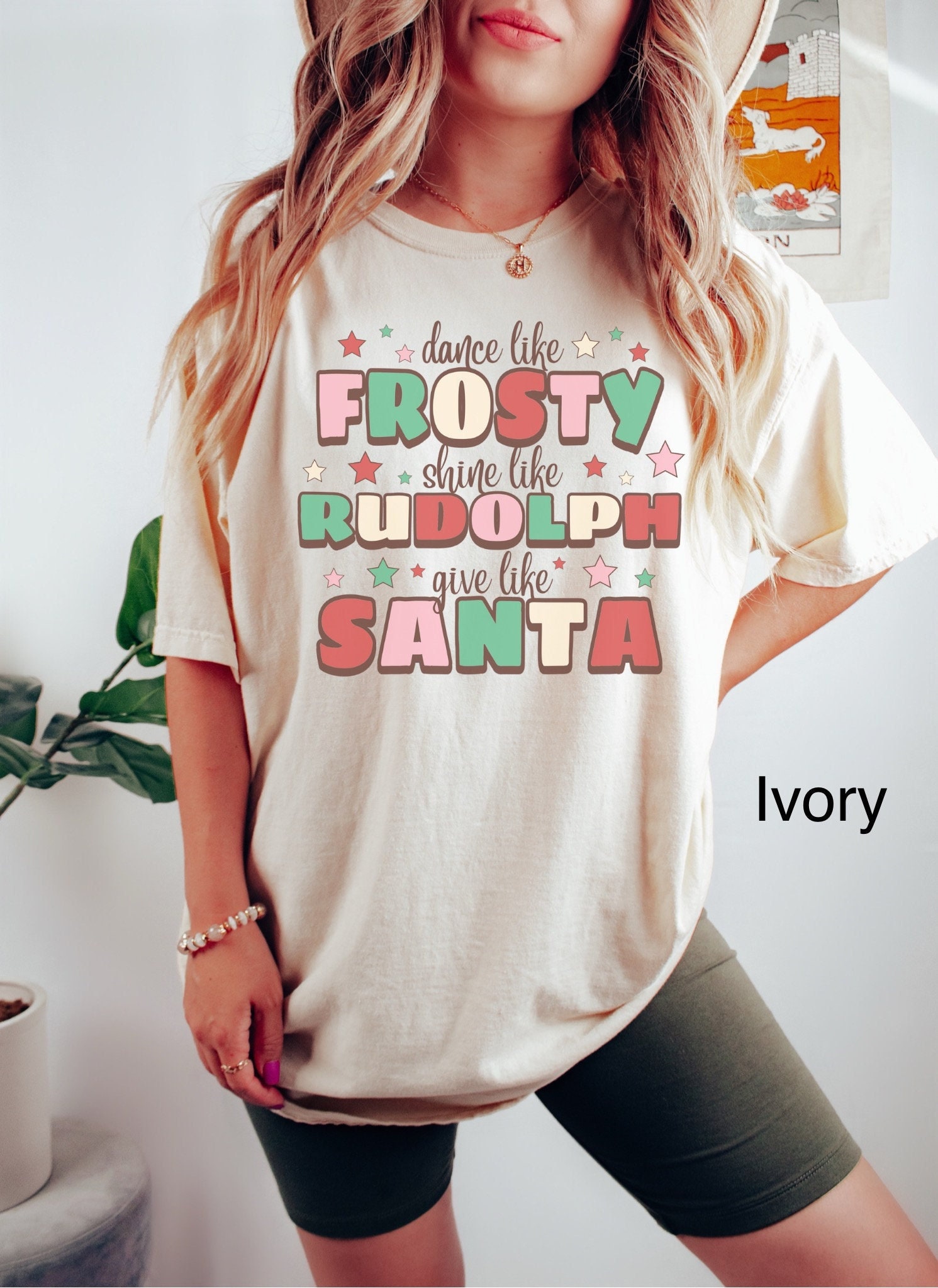 vintage christmas t shirt for women and men retro dance like frosty tee comfortable colors family matching holiday apparel zoafm