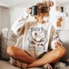 vintage christmas t shirt for women bookish teacher tee with fun design unique holiday apparel for book lovers av8h2 scaled