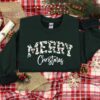 vintage christmas t shirt for women with floral design fun and festive holiday apparel for christmas outfits 2qe0o scaled
