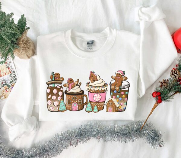 vintage christmas t shirt for women with gingerbread design and coffee theme funny christmas shirt for holiday celebrations ih9e2 scaled