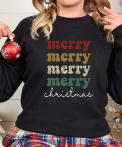 vintage christmas t shirt for women with leopard print design perfect for holiday celebrations and festive gatherings eelam scaled