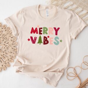 vintage christmas t shirt for women with retro design and trendy style rfgsb