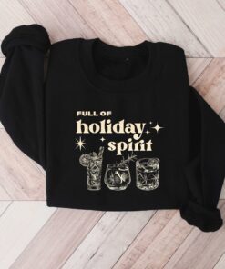 vintage christmas t shirt full of holiday spirit with fun christmas drinks design for festive celebrations and seasonal gatherings qr6x6 scaled