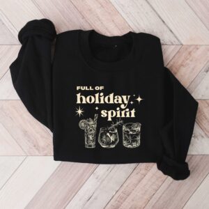 vintage christmas t shirt full of holiday spirit with fun christmas drinks design for festive celebrations and seasonal gatherings qr6x6 scaled