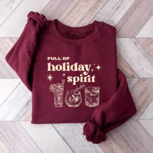 vintage christmas t shirt full of holiday spirit with fun christmas drinks design for festive celebrations and seasonal gatherings uxlbe scaled