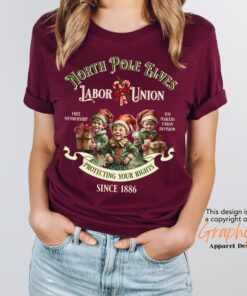 vintage christmas t shirt funny elf design retro style north pole theme comfortable fit for holiday celebrations xraav scaled