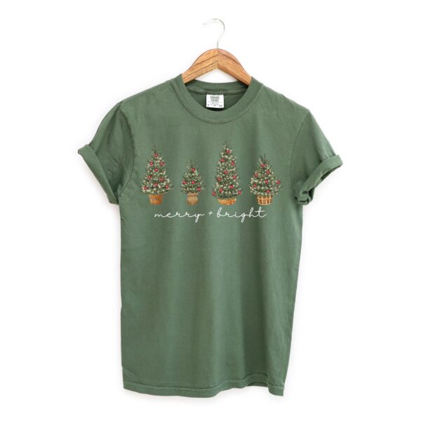 vintage christmas t shirt green tree design winter apparel funny holiday tee for men and women czyu4 scaled