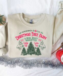 vintage christmas t shirt griswolds tree farm design for women with family theme and holiday spirit goknt scaled