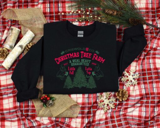 vintage christmas t shirt griswolds tree farm design for women with family theme and holiday spirit iw0w3 scaled