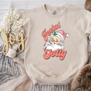 vintage christmas t shirt holly jolly design funny holiday apparel with santa print ideal for festive gatherings and celebrations coduh