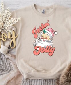 vintage christmas t shirt holly jolly design funny holiday apparel with santa print ideal for festive gatherings and celebrations coduh scaled