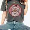 vintage christmas t shirt i saw that santa retro design funny santa shirt for holiday celebrations and festive gatherings 7zikd