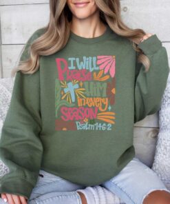 vintage christmas t shirt i will praise him christian tee nativity design for women holiday apparel hfhzg