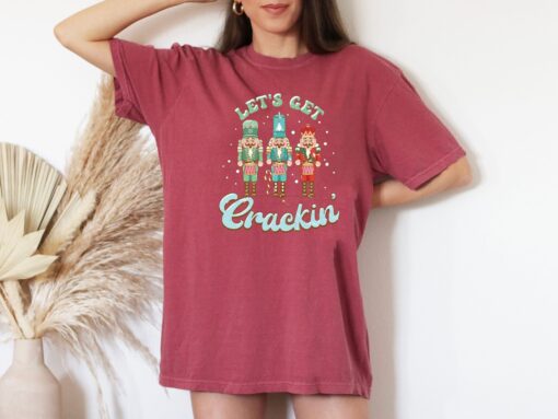 vintage christmas t shirt lets get crackin nutcracker design retro style for family gatherings and holiday celebrations 3wf3m scaled