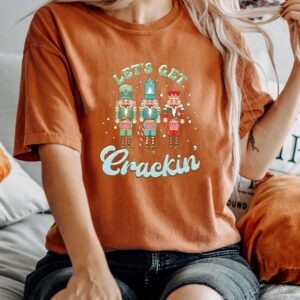 vintage christmas t shirt lets get crackin nutcracker design retro style for family gatherings and holiday celebrations rnhfn scaled