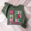 vintage christmas t shirt merry and bright trees womens holiday tee comfortable winter design for festive celebrations k0mxw